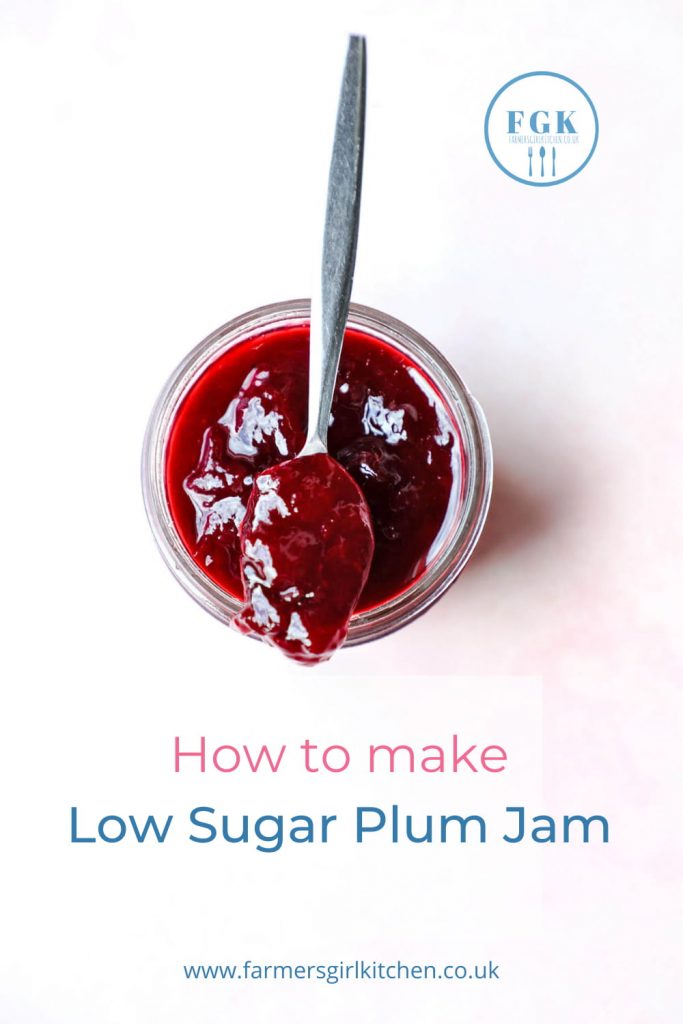 Low Sugar Plum Jam (Small Batch) | Farmersgirl Kitchen