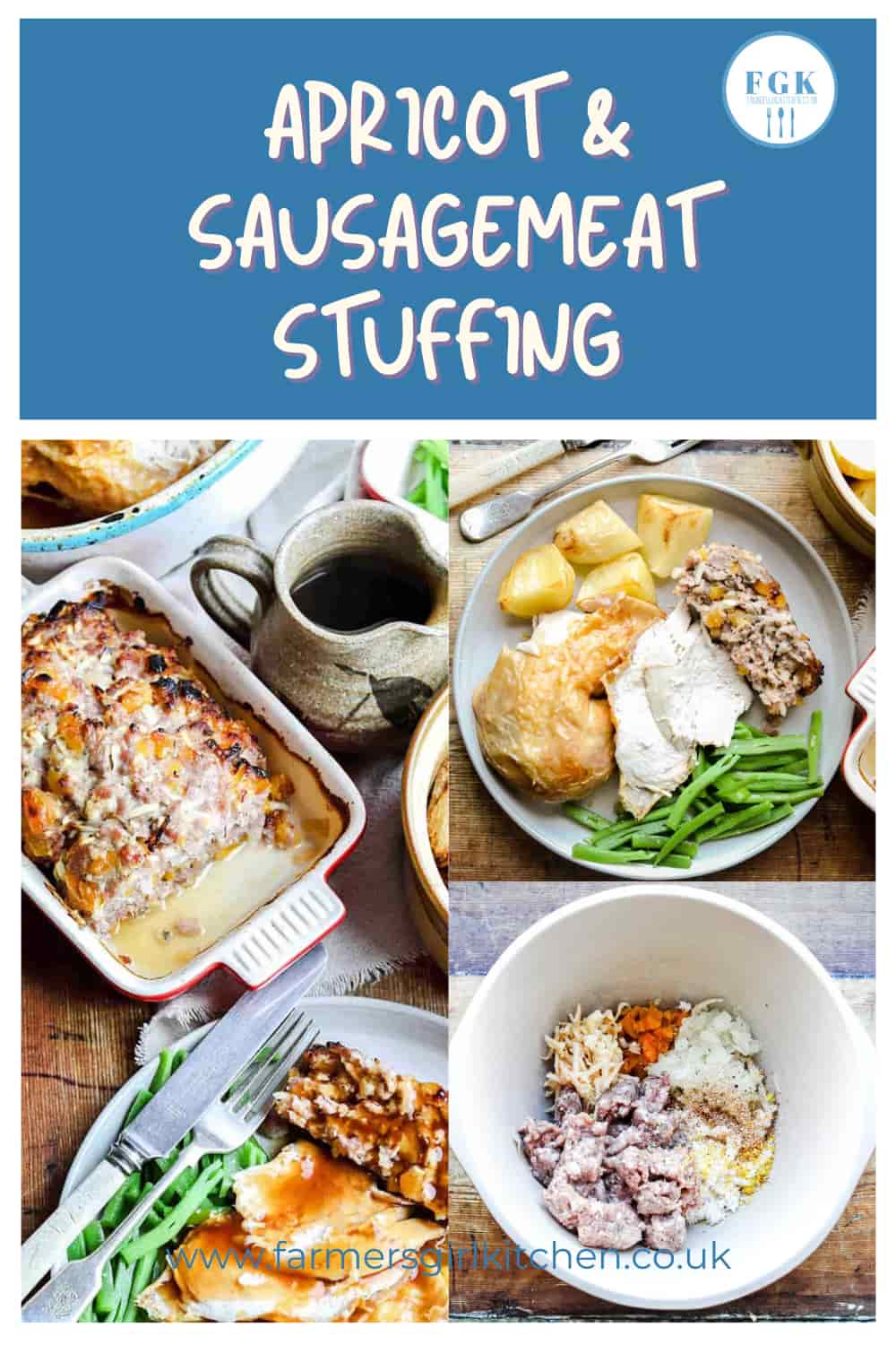Apricot & Sausagemeat Stuffing Farmersgirl Kitchen