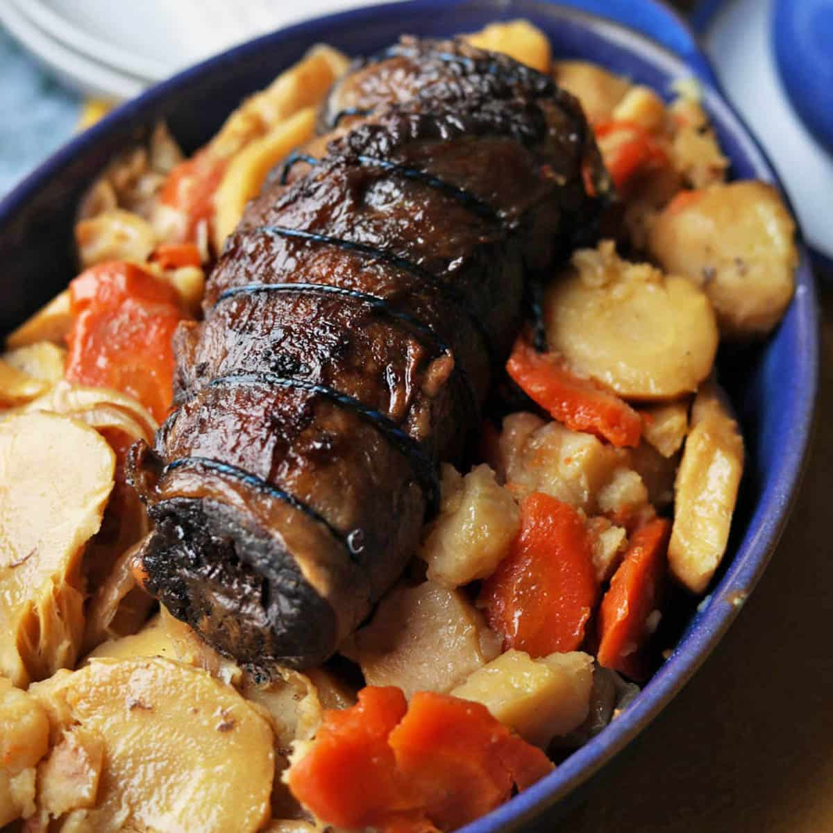 Slow Cooker Roast Beef (Sliceable!) - Dinner, then Dessert