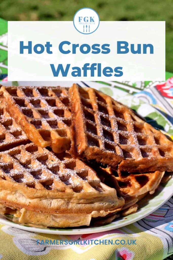 Hot Cross Bun Waffles