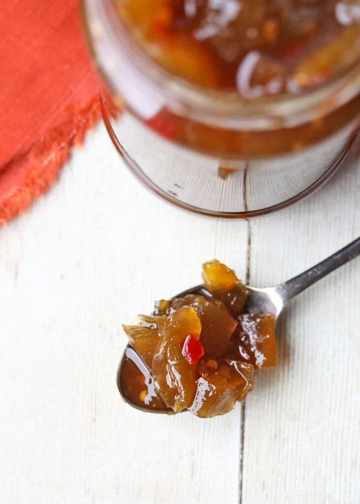 Green Tomato Chilli Jam Farmersgirl Kitchen