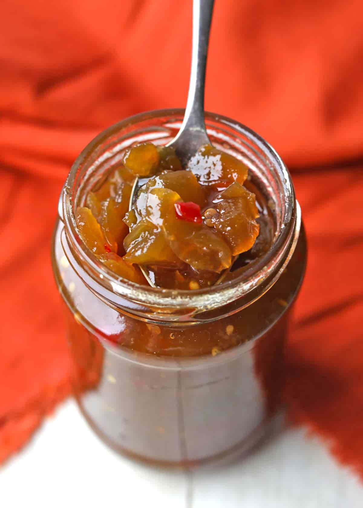 Green Tomato Chilli Jam Farmersgirl Kitchen