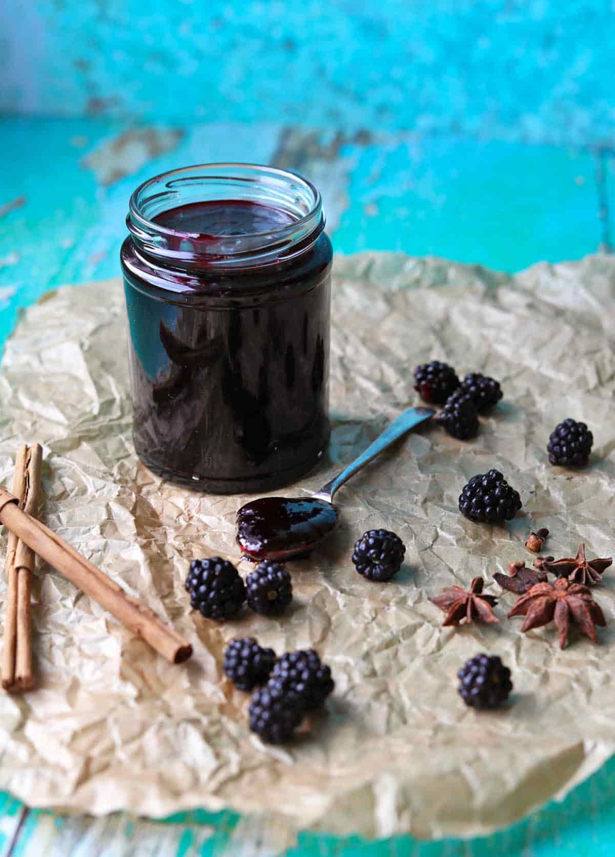 Spiced Blackberry Jam Farmersgirl Kitchen