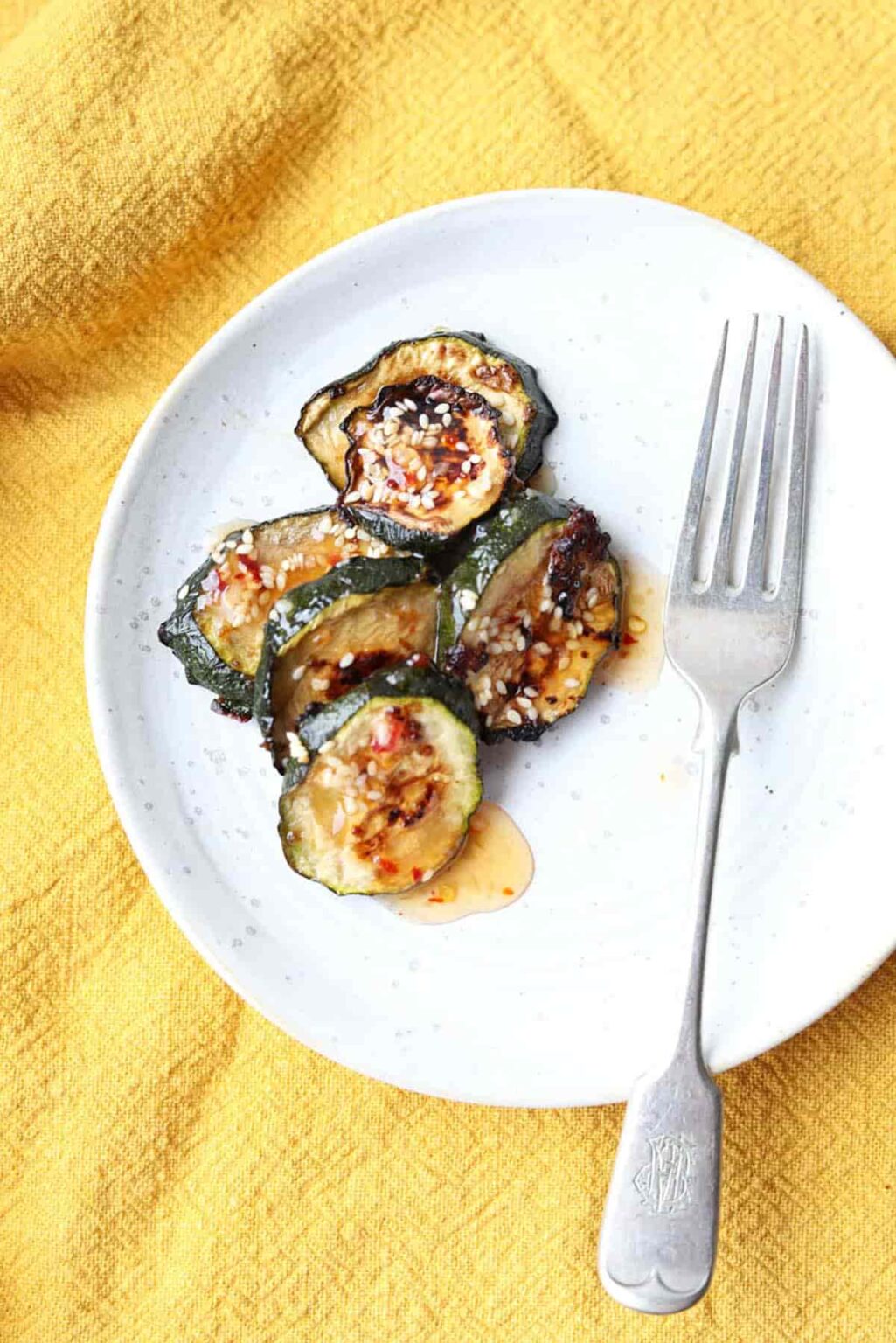 Air Fryer Courgettes Asian Style Catenus