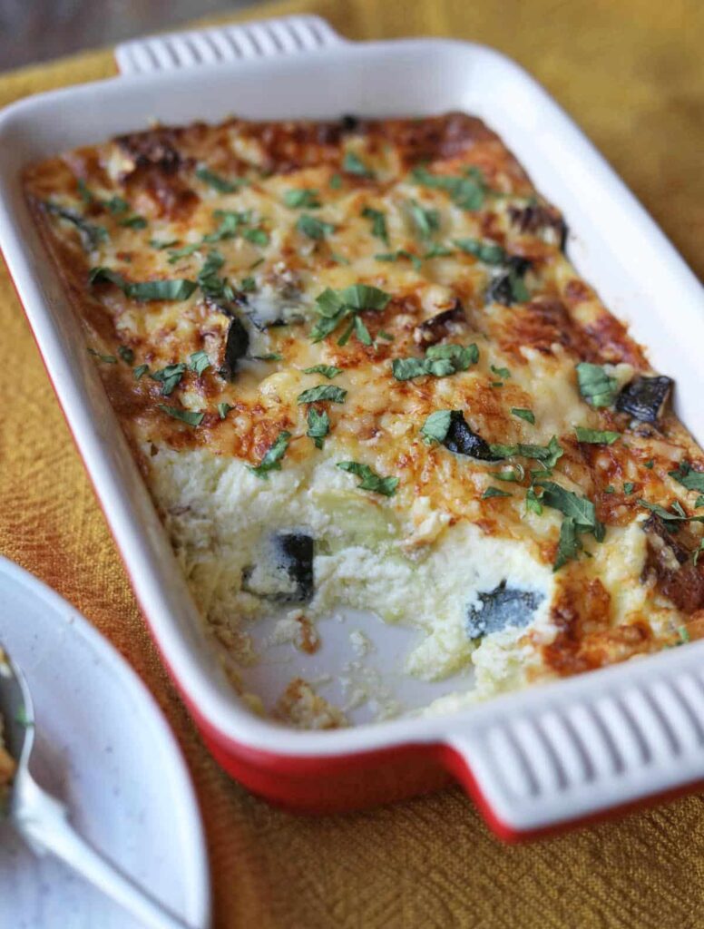 Air Fryer Creamy Courgette Bake Farmersgirl Kitchen