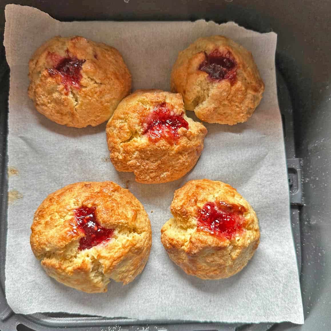 Air Fryer Raspberry Buns Farmersgirl Kitchen