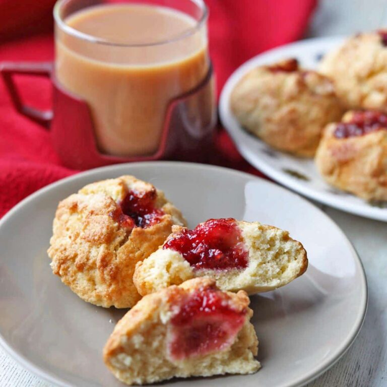 Air Fryer Raspberry Buns