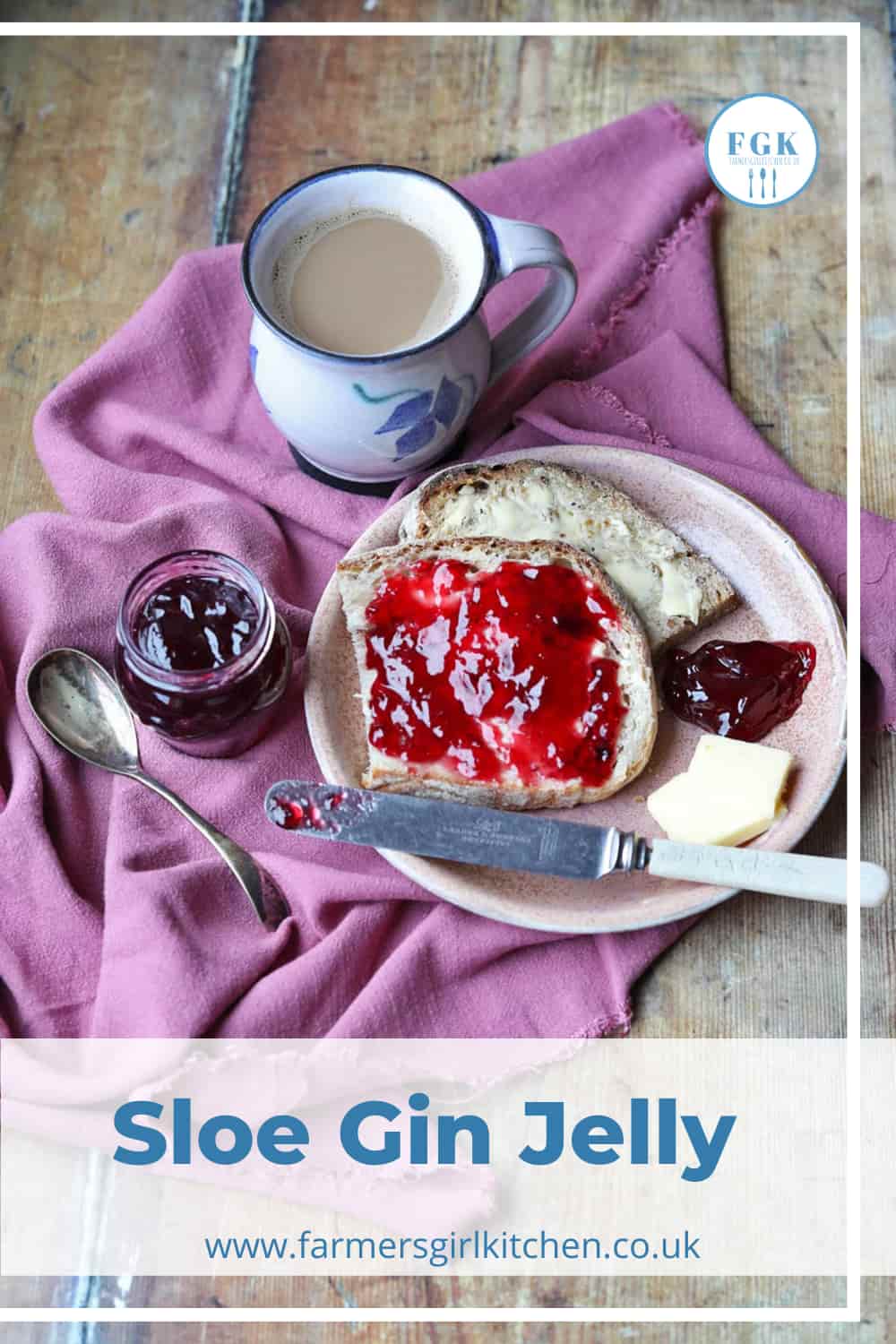 Sloe Gin Jelly Farmersgirl Kitchen