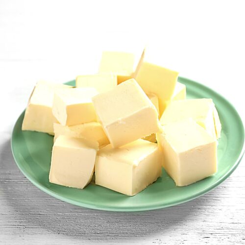 butter on a plate