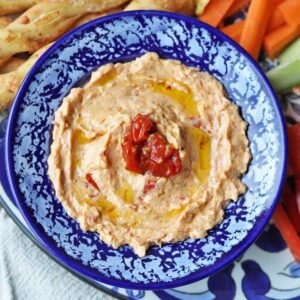 Sun dired tomato dip