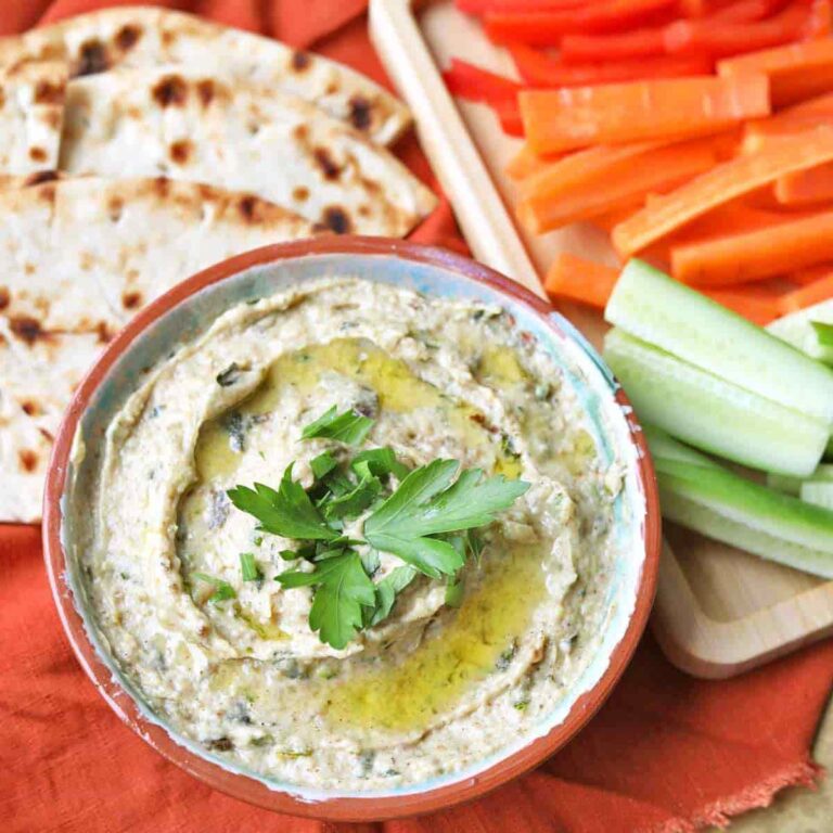 Air Fryer Courgette Baba Ganoush (Zucchini)