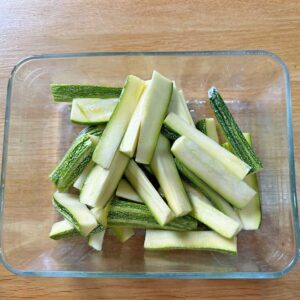 Courgette batons