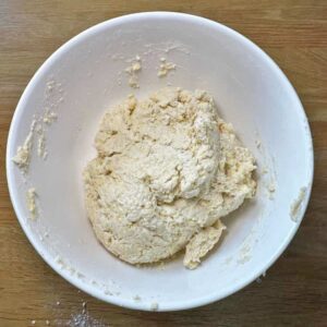 pastry dough in bowl