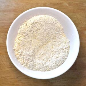 butter rubbed into flour for pastry