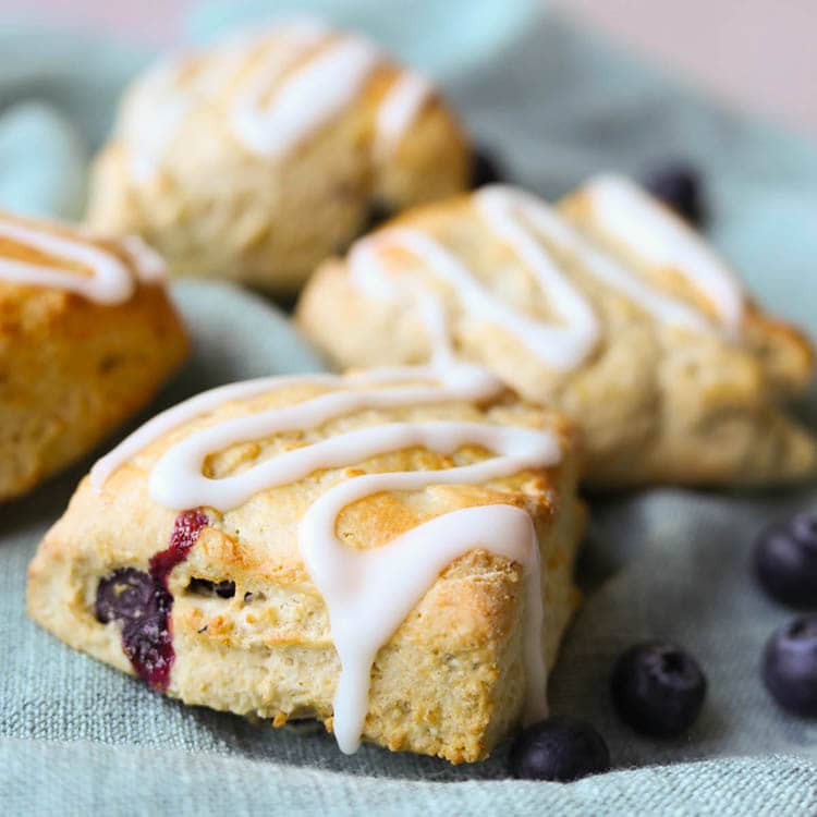 Air Fryer Blueberry Scones