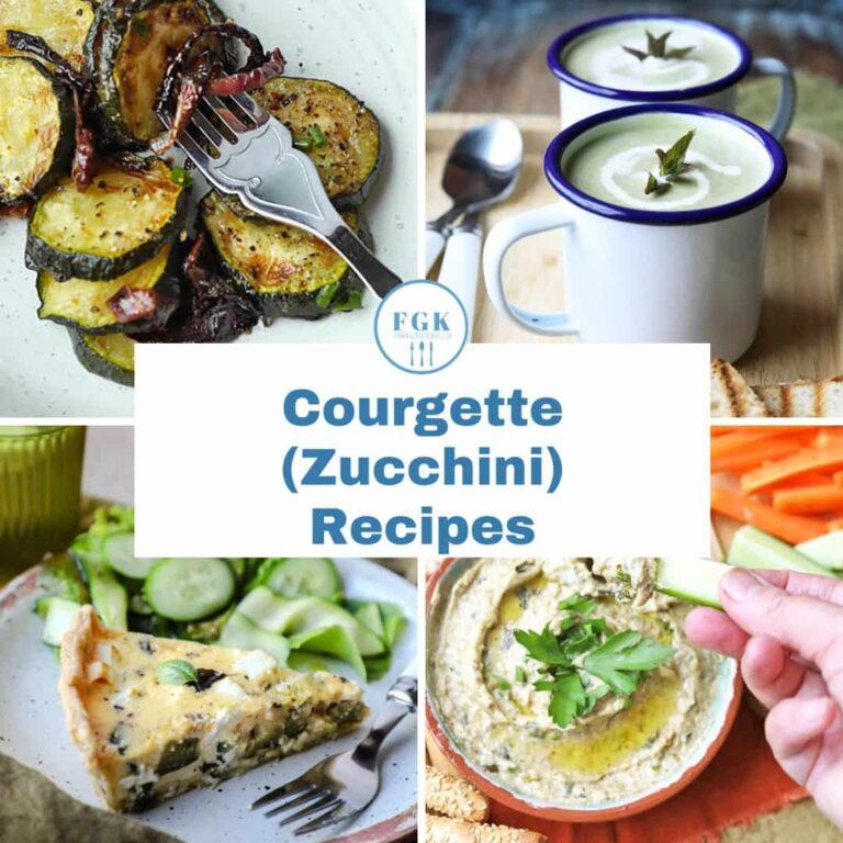 courgette (zucchini) recipes square.