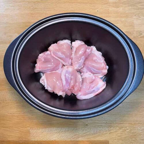 chicken thighs in slow cooker.
