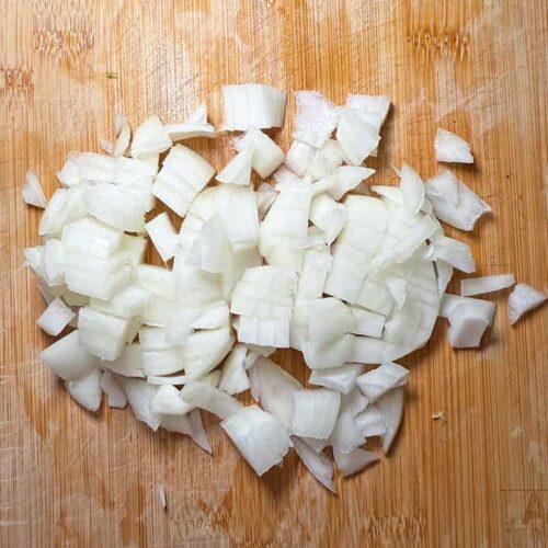 chopped onions
