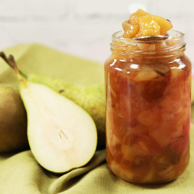 Simple Pear Chutney with Cider